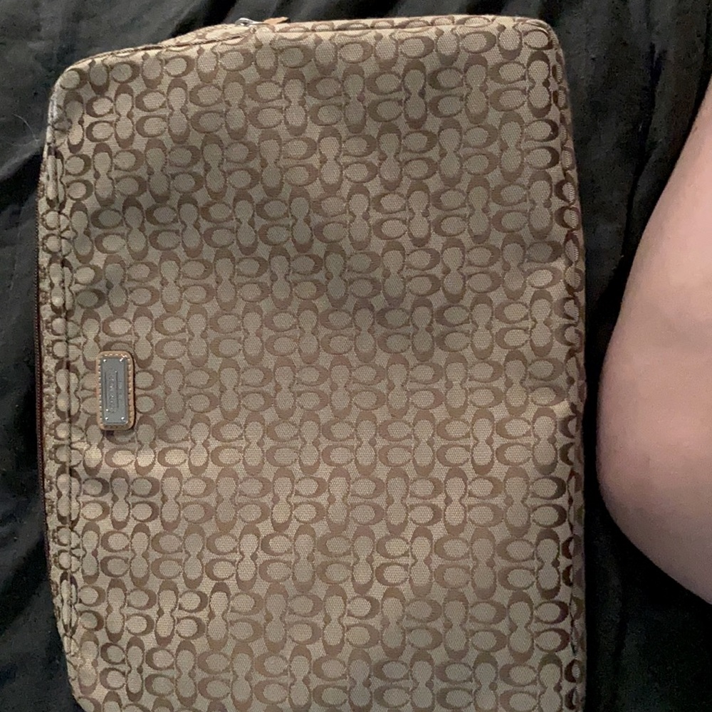Coach 15 inch laptop bag